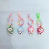 Creative beaded soft rubber keychains, cartoon dolls, key accessories, three-dimensional dolls, pendants, keychains, PVC keychains Application Scenario